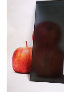 Dampfbadtür Glasfarbe Grau satiniert 2