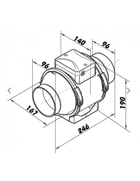 Abluftventilator Dampfbad