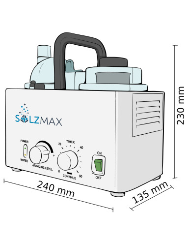 Solevernebler SalzMax (ohne Wanddurchführung)