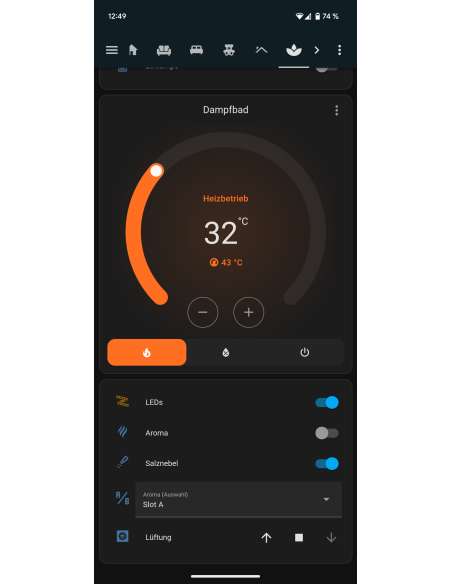 TOLO APP Steuerbox / IOS - Android - Smart Home Assistant