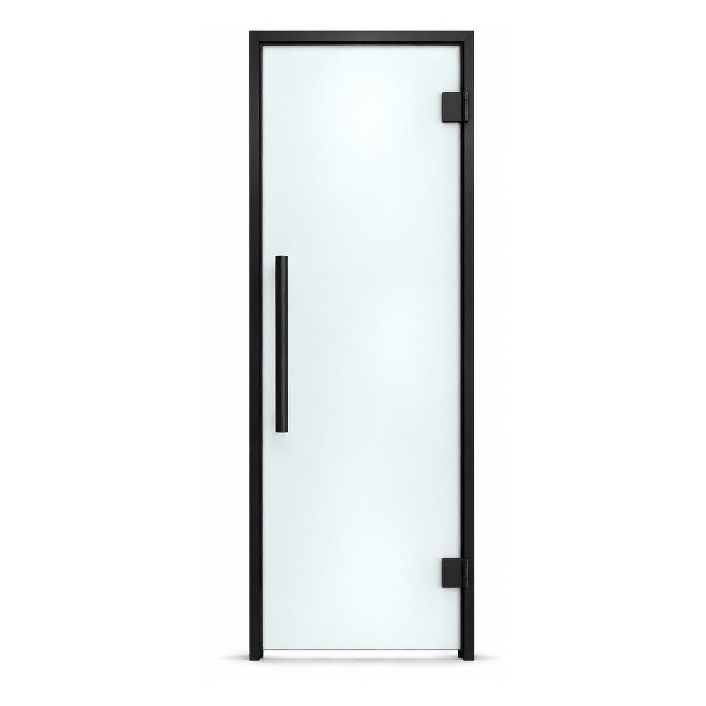 Steam room door glass color transparent