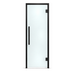 Steam room door glass color white satin finish