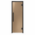 Steam room door glass color bronze