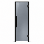Steam room door glass color gray