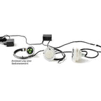 LED-Farblichtset mit eigenem Bedienelement: Einbauspots, Steuerbox und Netzteil