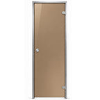 Steam room door glass color bronze