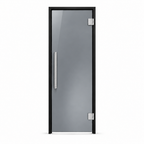 Steam room door glass color gray