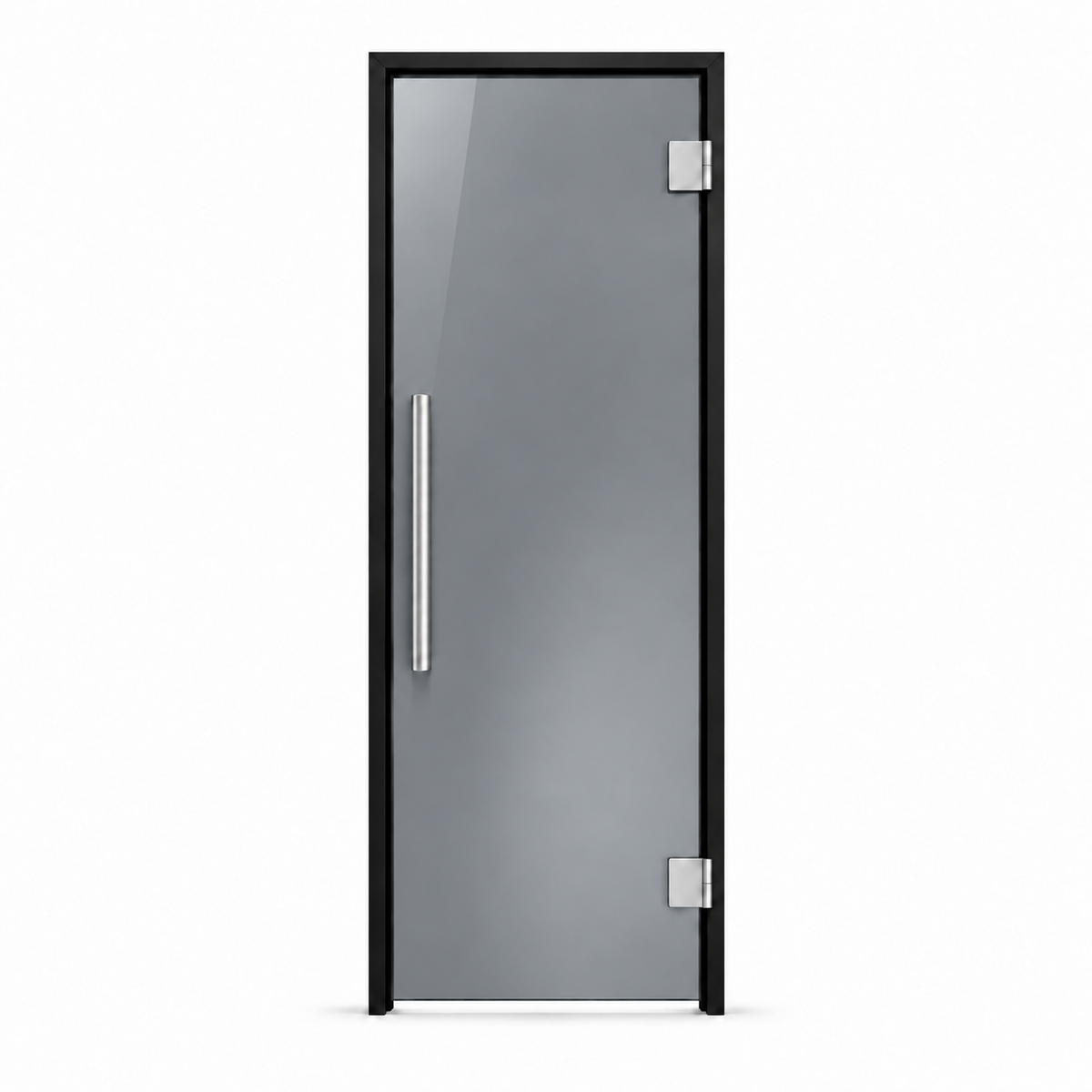 Steam room door glass color gray