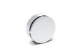 Dampfauslass Silber rund